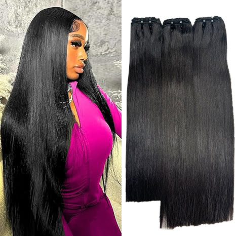 Bone Straight Sew in Weft Raw Cambodian Human Hair Extensions
