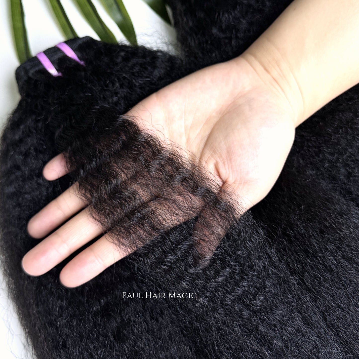 Kinky Straight Human Hair Bundles