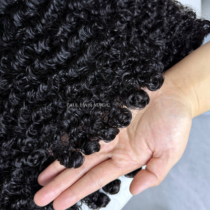 Burmese Curly Human Hair Bundles