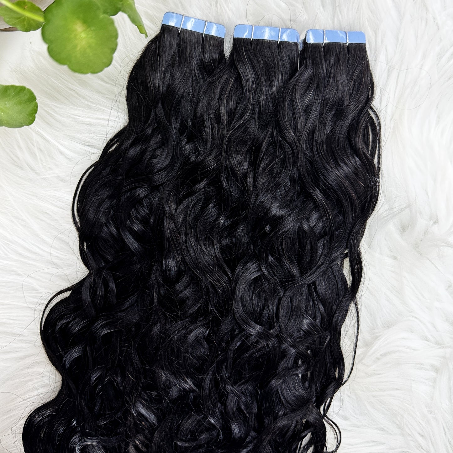 Natural Wavy Tape in Hair Extensions