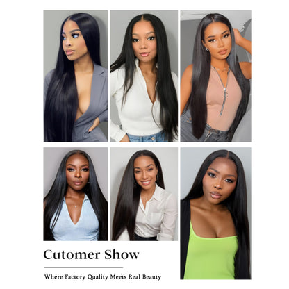 Straight Human Hair Bundles