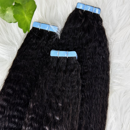 Kinky Straight Tape in Hair Extensions