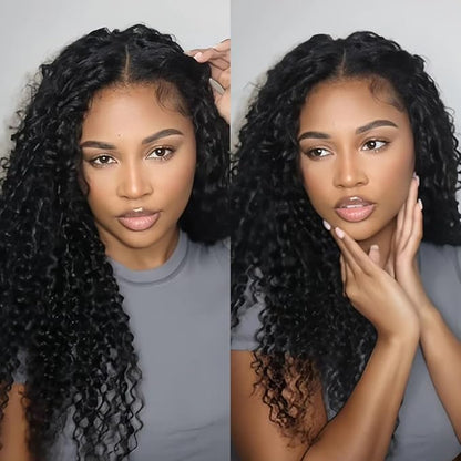 Muyol water wave Crochet Hair Pre-Separated Feather Soft Knotless Human Hair Extensions