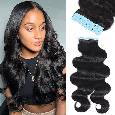 Body Wavy Tape in Weft Hair Extension