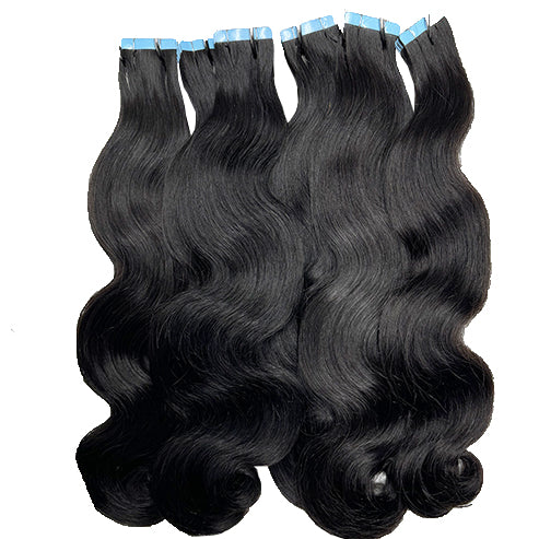 Body Wavy Tape in Weft Hair Extension