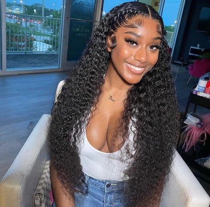 Water Wavy Curly Tape in Hair Extensions