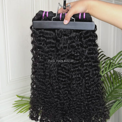 Burmese Curly Human Hair Bundles