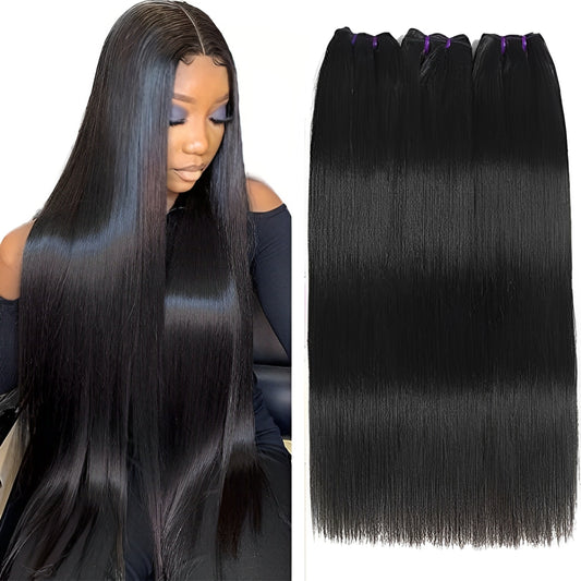 Bone Straight Sew in Weft Raw Cambodian Human Hair Extensions